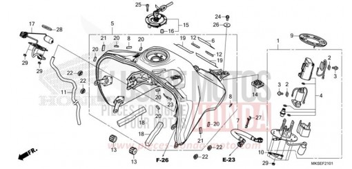 KRAFTSTOFFTANK/KRAFTSTOFFPUMPE (2) CRF1100D4M de 2021